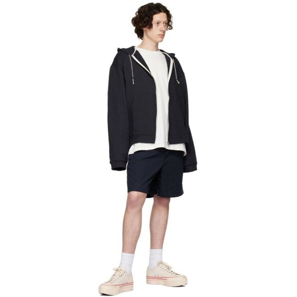 Camiel Fortgens Organic Cotton Shorts Size M Navy Mens $330 - Picture 3 of 11